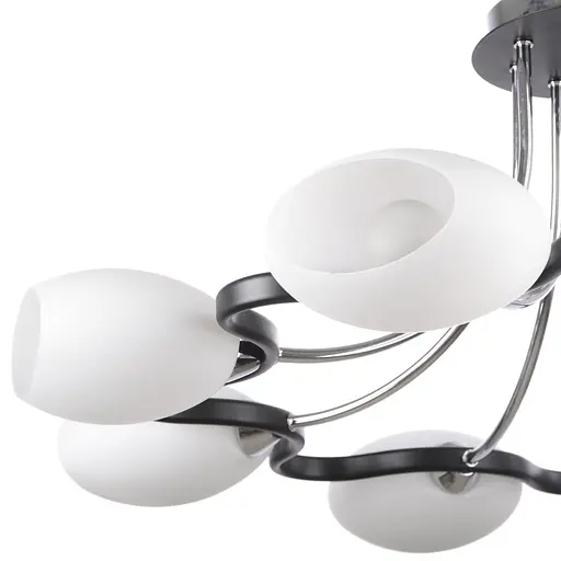 Люстра потолочная Brille E14 60W CHR (BR-373C/8) - фото 3