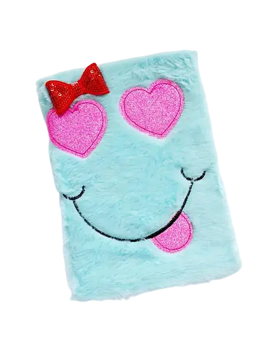 Блокнот пухнастий Love Smile, А5, 80 аркушів, клітинка, 80 г/м² (В асортименті)