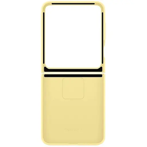 Оригінальний силіконовий чохол із кільцем Samsung Silicone Case для Galaxy Flip6 Yellow EF-PF741TYEGUA - фото 6