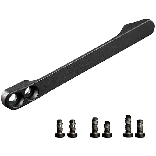 Клипса карманная титановая черная Civivi T001D с титановыми винтами