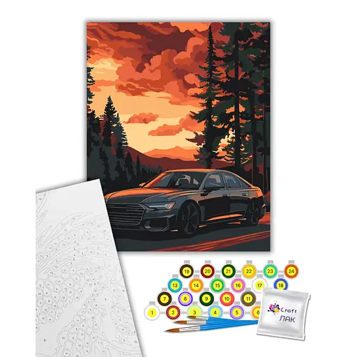 Картина за номерами "Комфортна поїздка" 12513-AC 40х50 см - фото 2