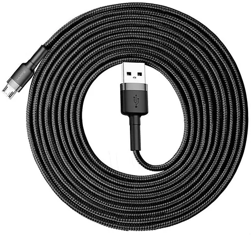 Кабель 3 м мікроспід Baseus microusb cable cafule 3 м Camklf-hg1 - фото 2