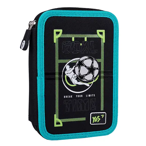 Школьный пенал твердый двойной Yes Football Game HP-01 - фото 1