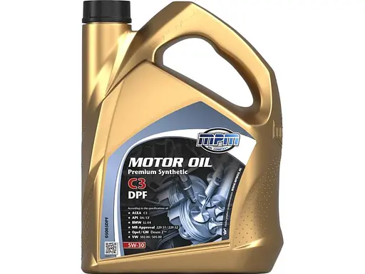 Моторна олива MPM Premium Synthetic C3 DPF 5W-30 5л (05005DPF)