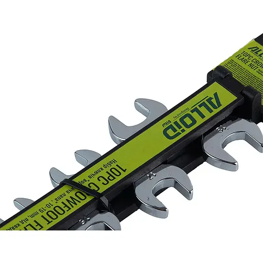 Набор ключей Alloid воронья лапа 10-19 мм 10 предметов (NK-2202) - фото 2