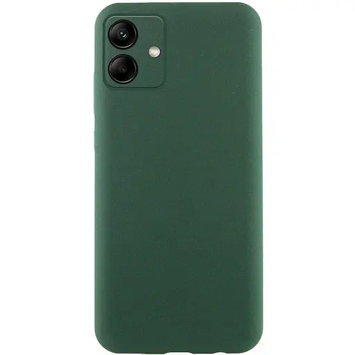 Чехол Getman TPU Liquid Silk Full Camera для Samsung Galaxy A06 Зеленый/Dark green
