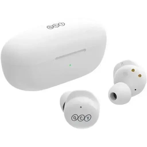 Наушники TWS QCY T17 5.0 white RU - фото 3