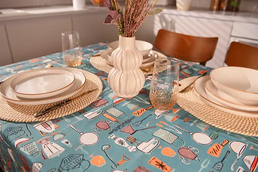 Скатерть Ardesto Cookery 140х180см, 90% полиэстер, 10% хлопок (ART08CK) - фото 7