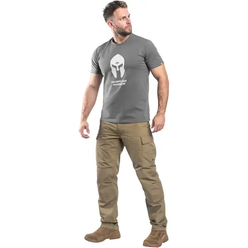 Футболка Pentagon Ageron T-Shirt Spartan Helmet L Wolf Grey - фото 5