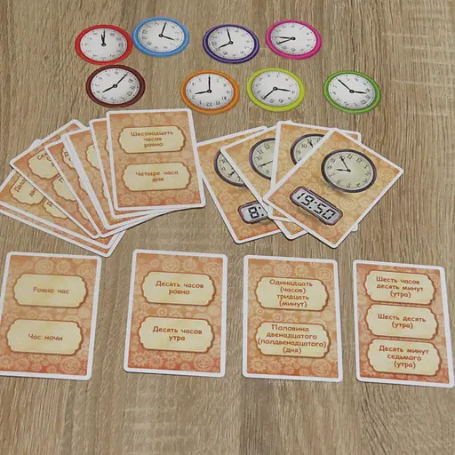 Розвиваюча гра "Тік-Так" Artos Games 0819, 15 карток з малюнками - фото 4