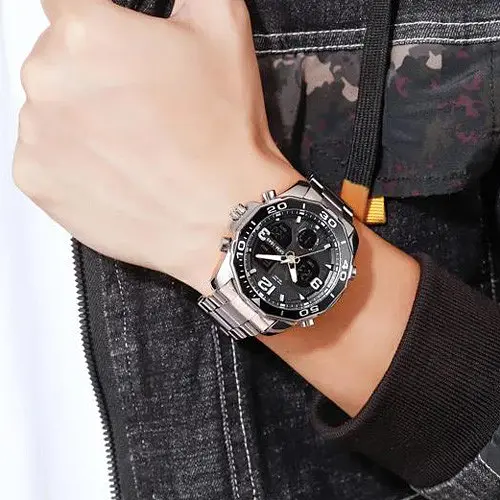 Наручний годинник чоловічий Skmei 1649 Silver, 1649SI (18423) - фото 7