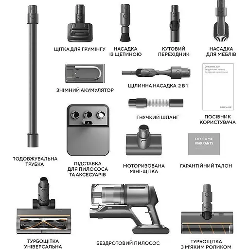 Вертикальний пилосос Dreame Z30 Animal (VZV17A) EU [150861] - фото 10