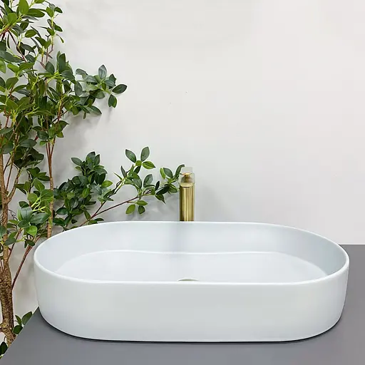 Умивальник VBI Verona 70 SMOKE blue накладний VBI-011307, Синий - фото 4