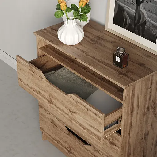 Комод в спальню MebelStar 800 Лілу 81x40x89 см Дуб тахо (MBS-1345) - фото 3