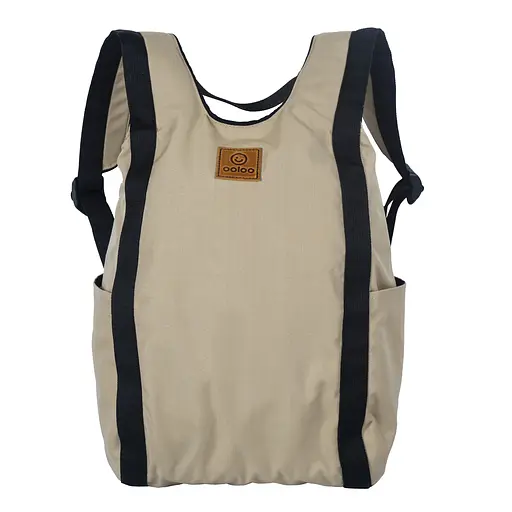 Рюкзак-антивор OOLOO Капля 45х27х14 см, темно-бежевый 2733 - фото 3