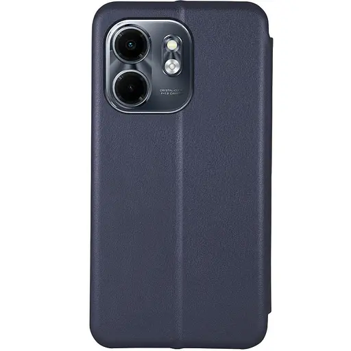 Шкіряний чохол-книжка Classy для Infinix Smart 9 4G / Hot 50i Темно-синій - фото 2