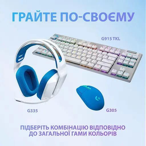 Игровая гарнитура Logitech G335 Wired Gaming Headset White (981-001018) - фото 8