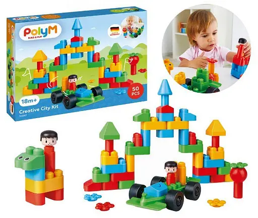 Конструктор PolyM Місто 50 деталей 760007 - фото 4
