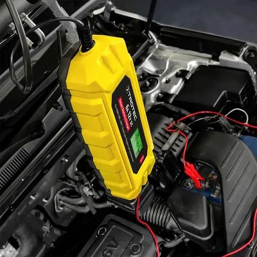 Зарядний пристрій Trotec PBCS 6A 12V 4-150Ah для автомобільного акумулятора (DAS302835) - фото 9