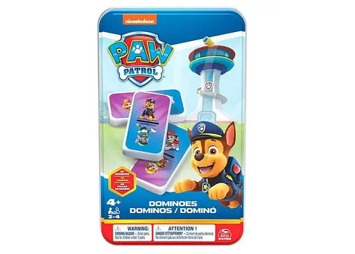 Настольная игра Spin Master Домино Щенячий патруль (в жестяной коробке) (Domino: Paw Patrol) (SM98408/6067468) - фото 2