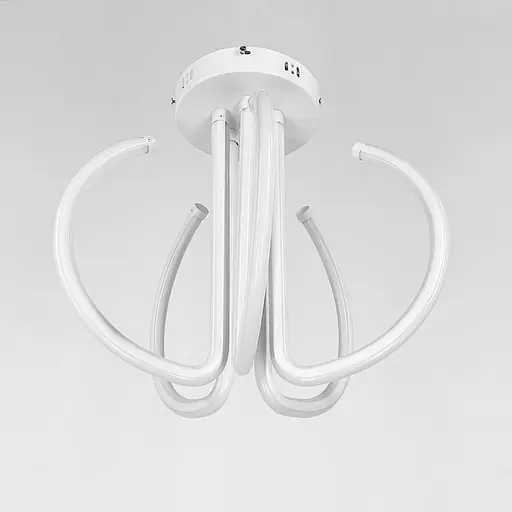 Потолочная белая LED люстра на пять завитков Ст. 9979/5 | Line F - фото 8