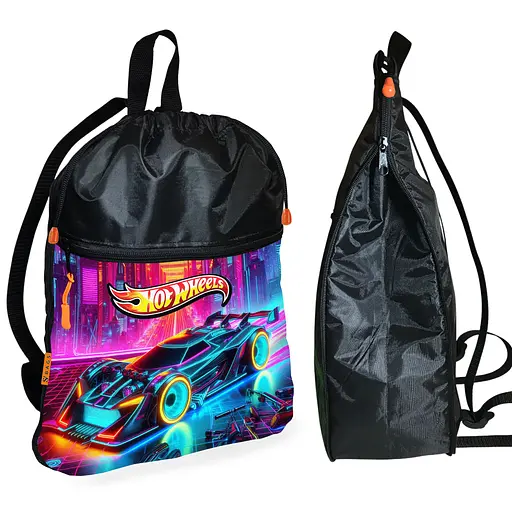 Рюкзак-мішок для школи Хот Вілс «Hot Wheels» дитяча сумка для взуття та спортивного одягу (01498)