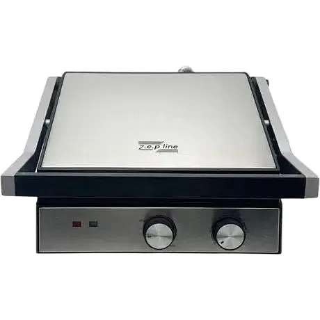 Гриль електричний притискний Zepline 3500W зі знімними пластинами контактний