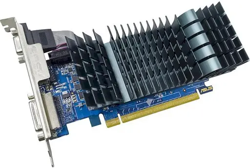 Видеокарта ASUS GT 710 2Gb (GT710-SL-2GD5-BRK) (GDDR5, 32 bit, PCI-E 2.0 x16) Б/у - фото 2