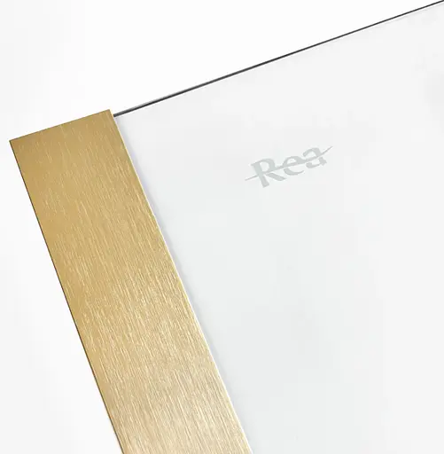 Душевая кабина Rea Montana 140x100 brashed gold KPL-K2521, Универсальная, прозрачная, золотая - фото 6