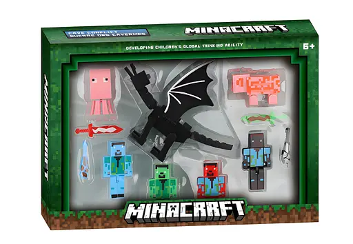Набор фигурок персонажи Minecraft монстры (330)