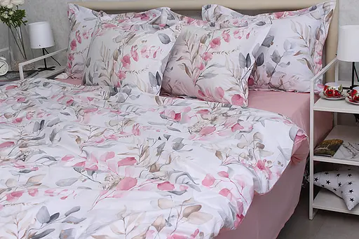 Комплект постільної білизни PrimaTeks з компаньйоном 2-спальний 000247978 (PT-R19) - фото 4