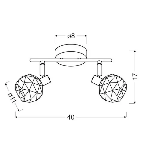 Спот Candellux 92-22202 Acrobat - фото 5