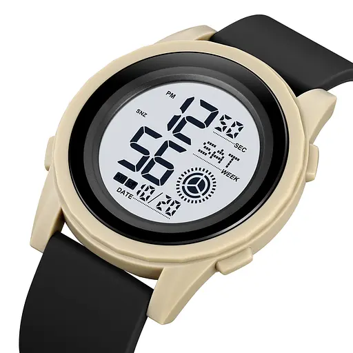 Наручний годинник чоловічий 2082KHWT Khaki-White Skmei acs0030314 - фото 2