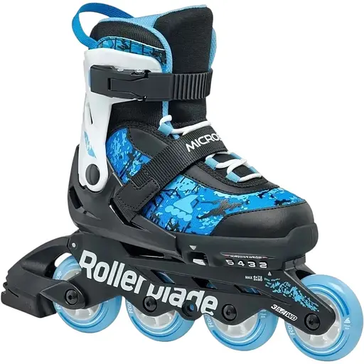 Ролики Rollerblade Microblade SL 33-36.5 Black/Blue (1012-86B0751540-NF02-33-36.5)