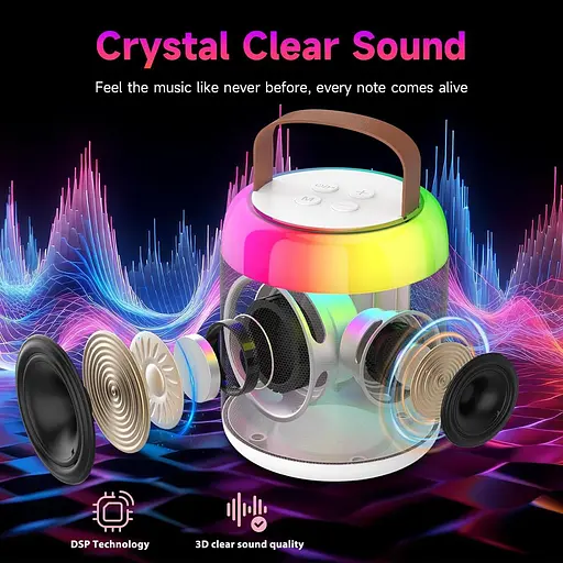 Караоке-машина Y2 Mini белая - фото 5