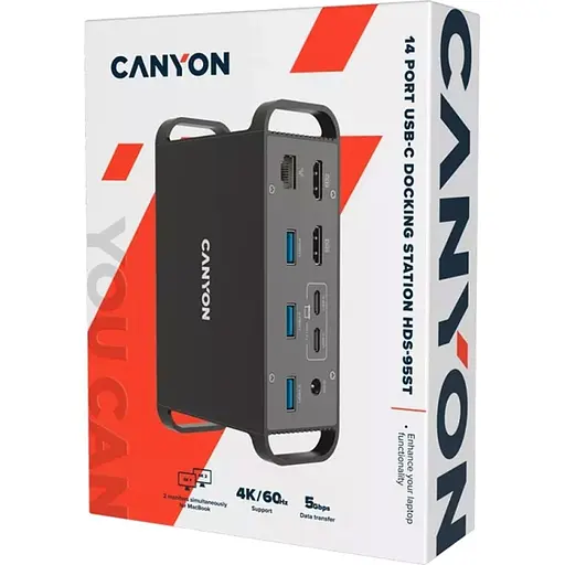 Док-станція для ноутбука Canyon Docking Station HDS-95ST CNS-HDS95ST (90619) - фото 5