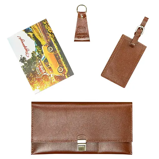 Набор кожаных аксессуаров для путешественника Буэнос-Айрес - фото 5