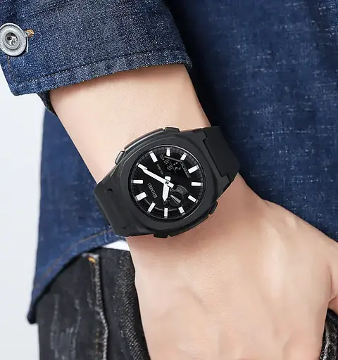 Годинник чоловічий наручний Skmei 2091 (Чорний/Білий/Чорний) - фото 4