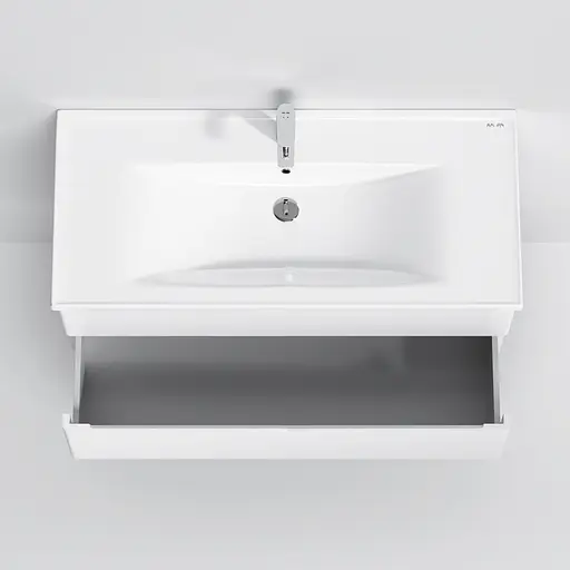 Тумба з умивальником AM.PM Hit підвісна 100 см білий M93A-FHX01002-WC01002WG38 Білий - фото 9