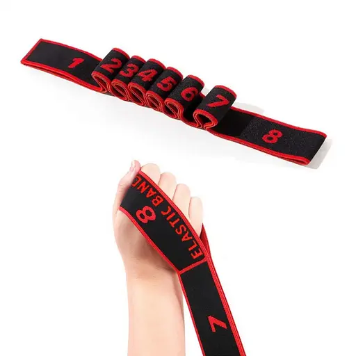 Эспандер резиновая-лента Elastiband BJOY NE-ELASTI-2R, красно-черная - фото 2