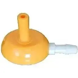 Конектор перехідник для з'єднання манжети з тонометром Microlife кутовий жовтий чорний - фото 1