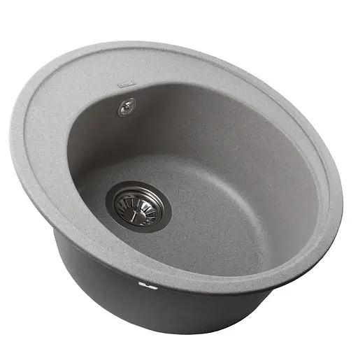 Гранітна мийка Globus Lux Martin сірий камiнь 510мм-А0005 000021893, Сірий - фото 3