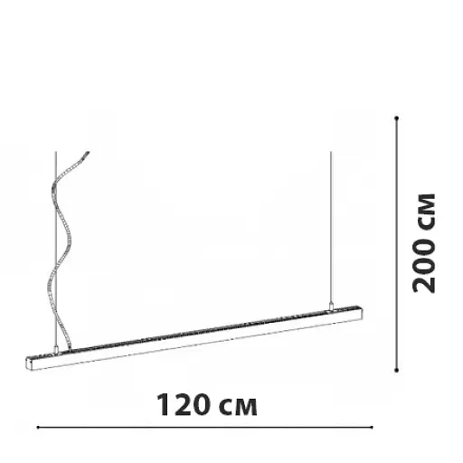 Лінійний світильник Friendlylight Linear BK FL3183 - фото 3