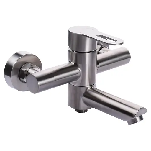 Смеситель для ванны Globus Lux Ring SR-102N Хром матовый - фото 1