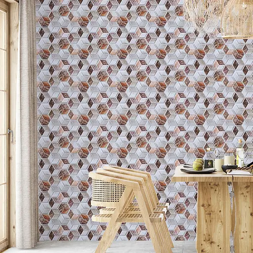 Декоративная плитка ПВХ на самоклейке 3D 280х300х5мм Кубы, цена за 1 шт. (СПП-506) SW-00001135 - фото 5