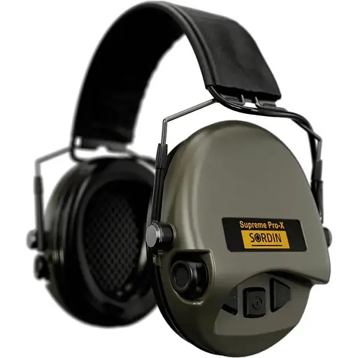 Активные наушники Sordin Supreme Pro X Slim Green (совместимые с ARC Rail) - фото 2