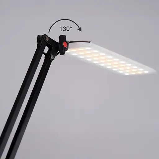 Настільна світлодіодна LED лампа з функцією роботи від Power Bank X-LED 30Вт біла - фото 5