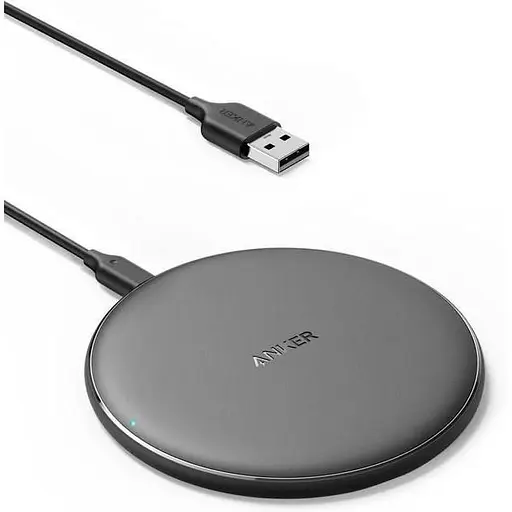 Бездротовий зарядний пристрій Anker 313 Wireless Charger (Pad) Qi 10W Black