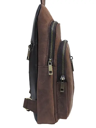 Чоловіча шкіряна сумка через плече Newery sum0026684 - фото 5