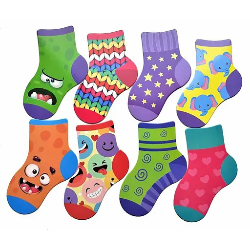 Настільна гра-мемо "Втрачені шкарпетки" 200000018, 64 картки - фото 4